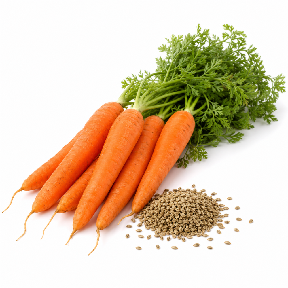 Carrot Seeds – Super Koruda, OP for Fresh Home Gardens | 1,200 Seeds