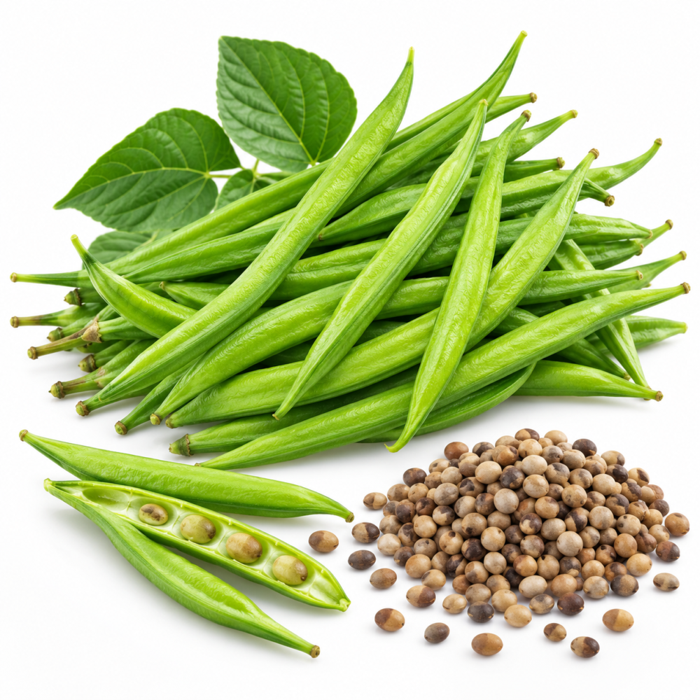 Cluster Bean Seeds – Guar Hybrid F1 for Home Vegetable Gardens | 60 Seeds